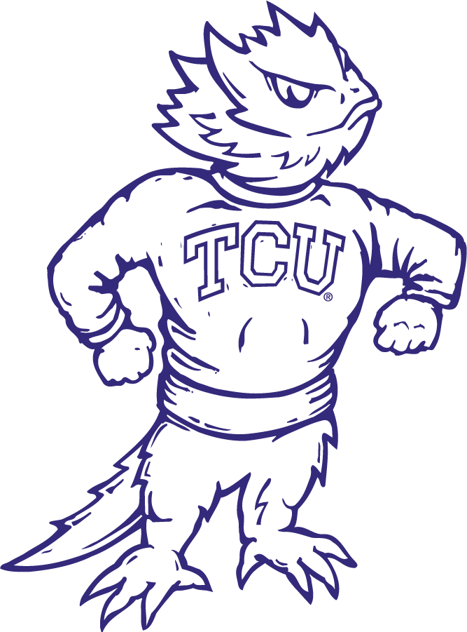 TCU Horned Frogs 1997-2005 Mascot Logo iron on transfers for clothing
